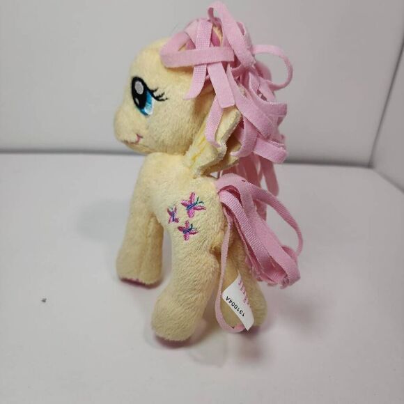 Little Pony Plush Fluttershy Yellow Hasbro Stuffed Yellow LITTLE PONY 5" - Picture 4 of 7